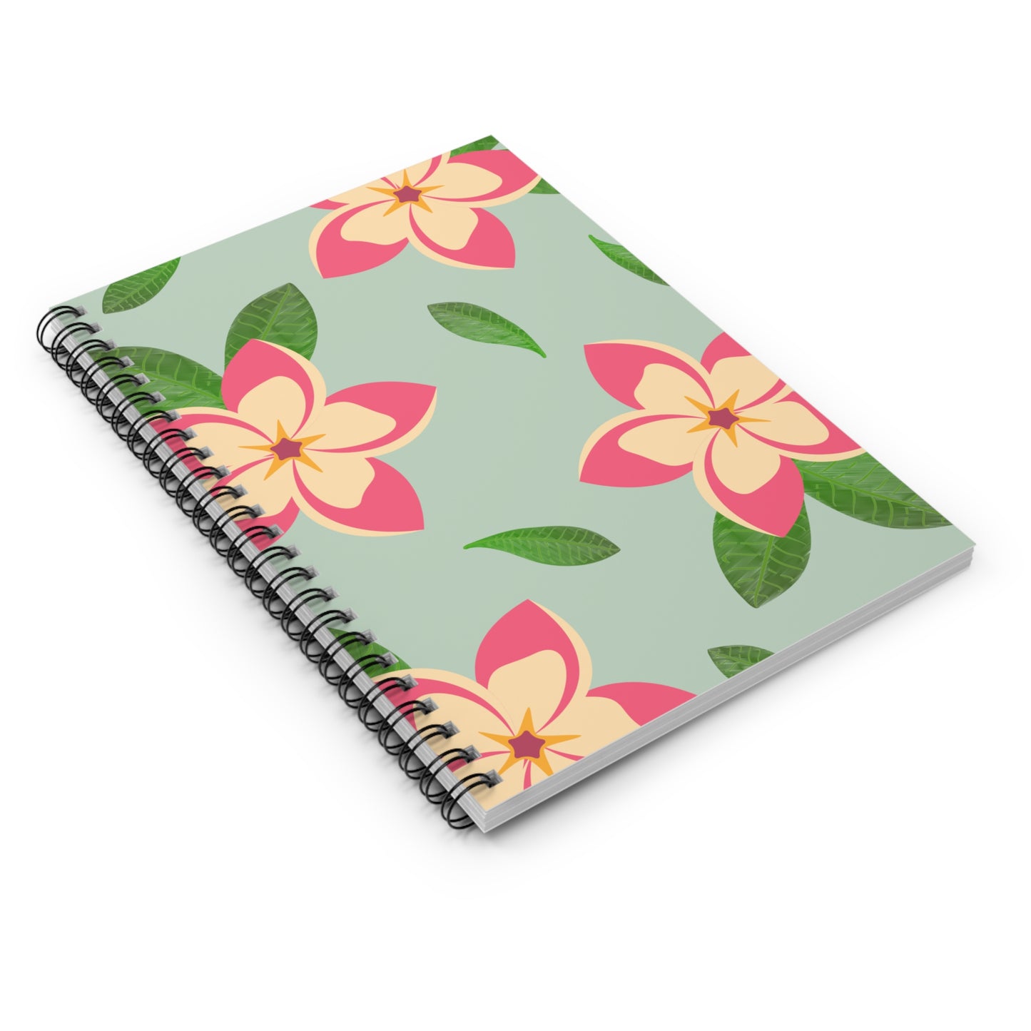 Plumeria Spiral Notebook