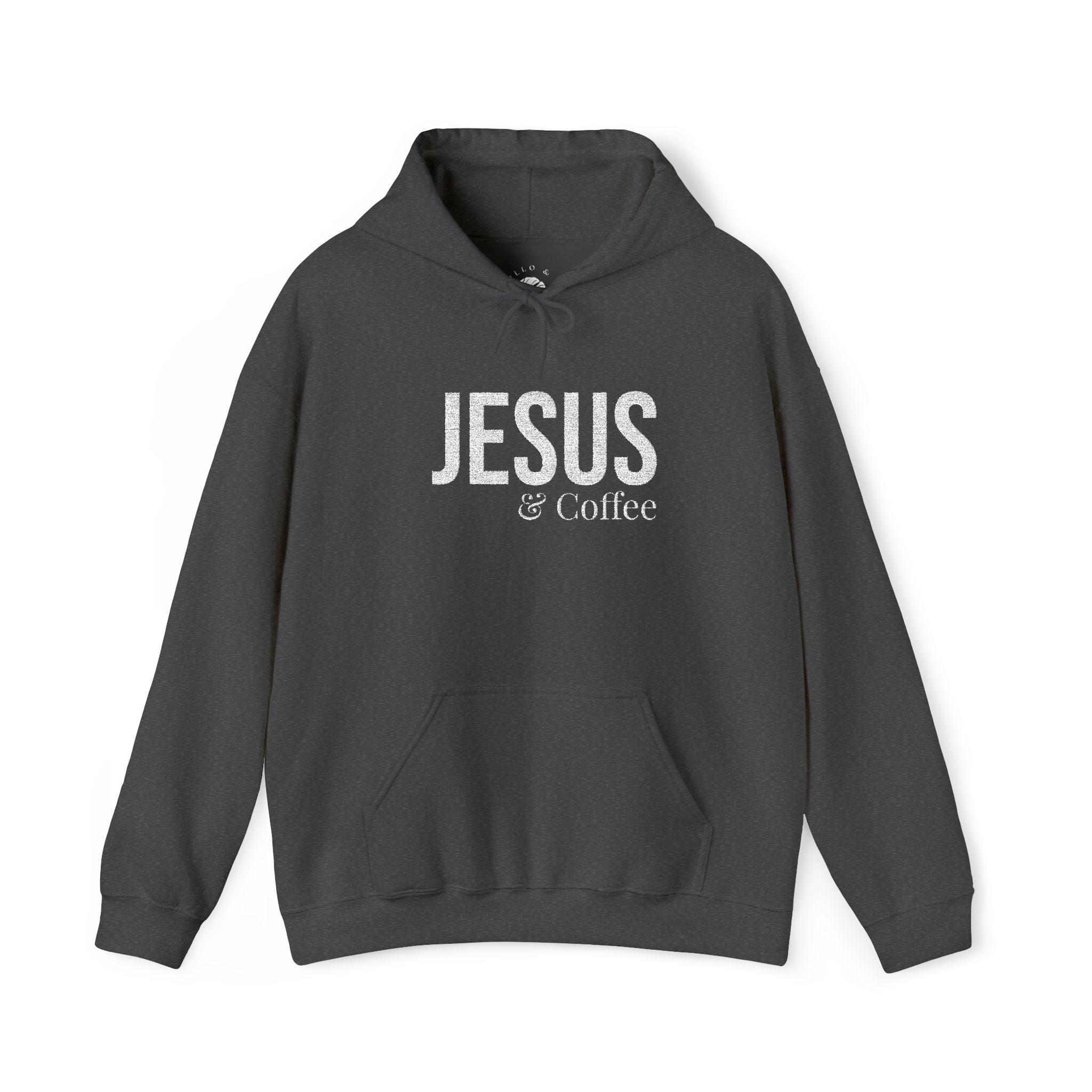 Jesus & Coffee Embroidered Hoodie – OrilloandCo