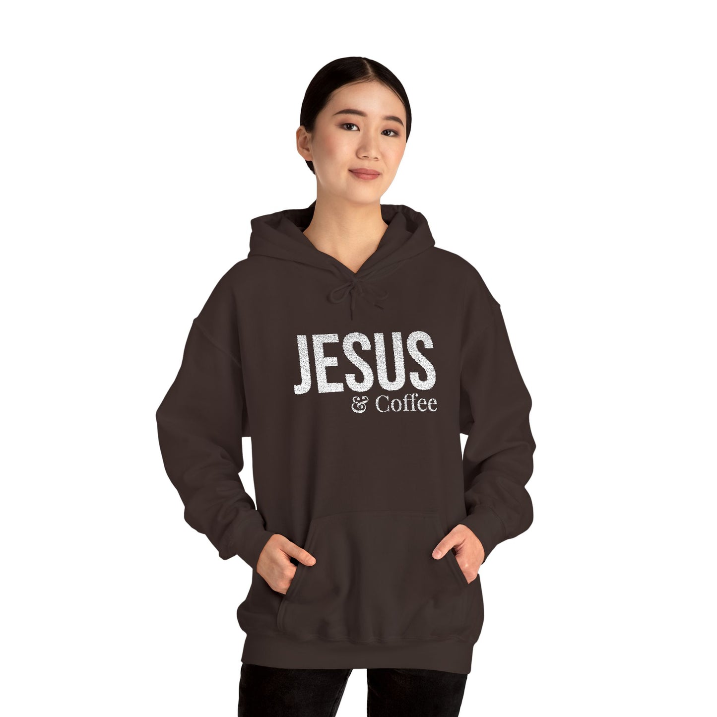 Jesus & Coffee Embroidered Hoodie