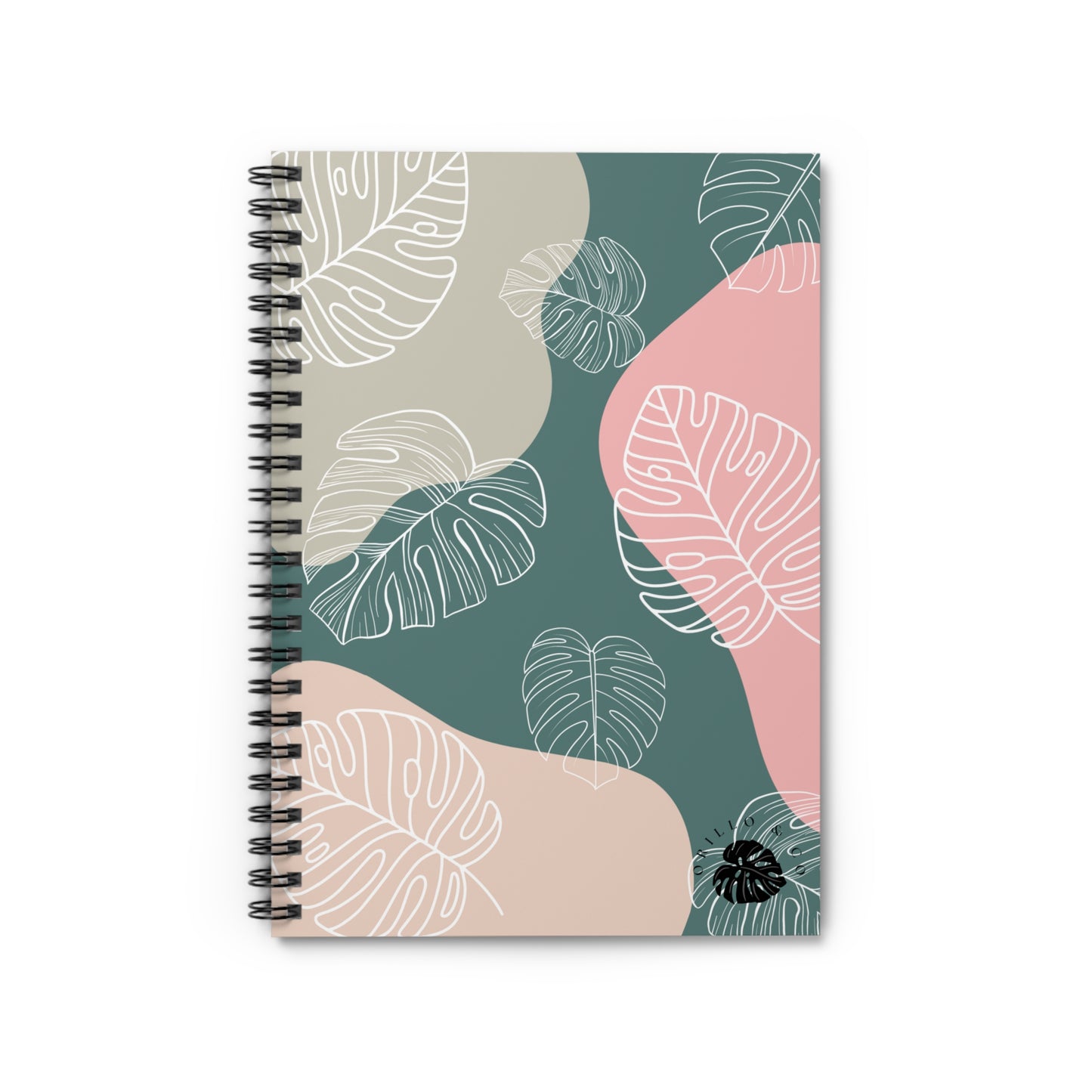 Monstera Spiral Notebook - Ruled Line