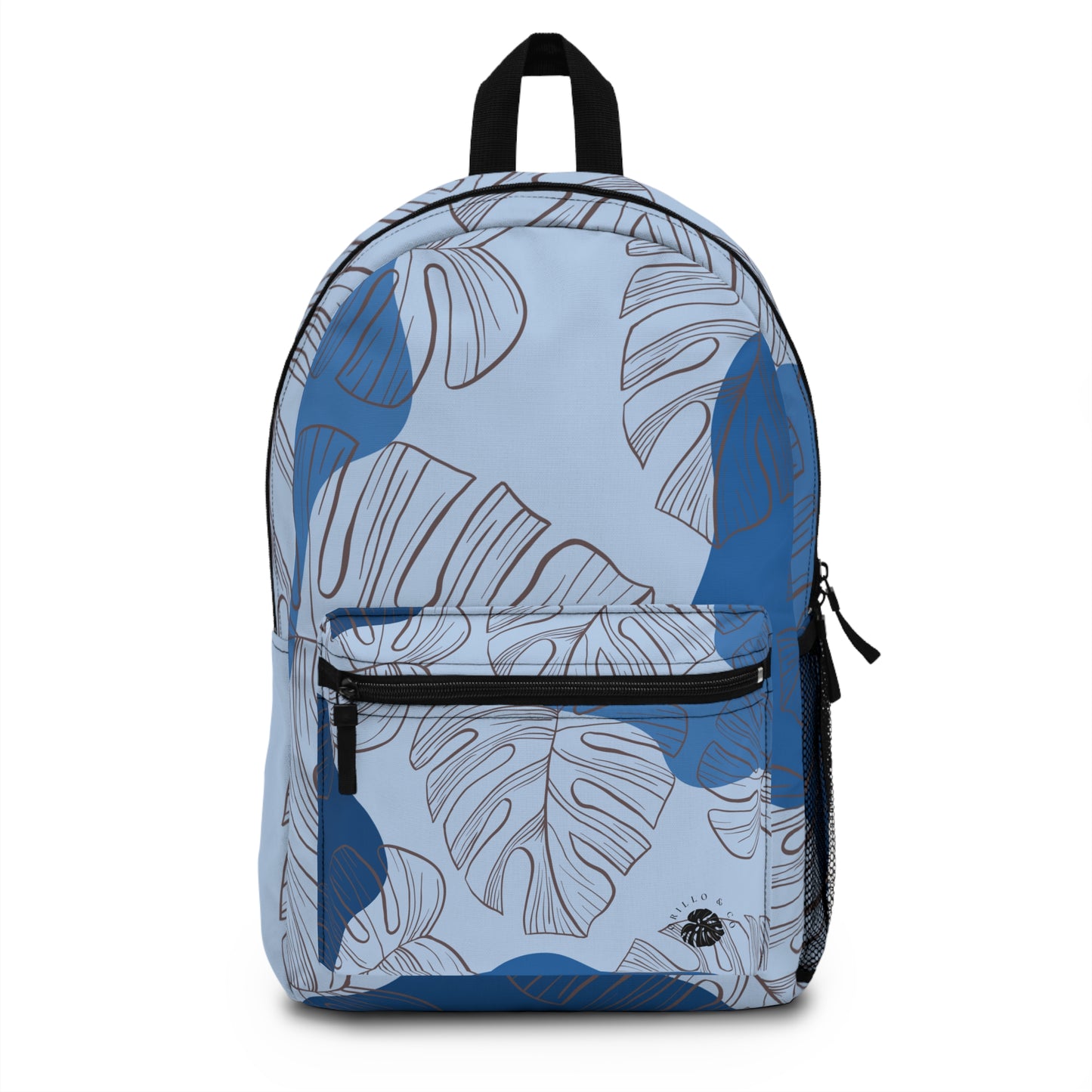 Blue Monstera Backpack