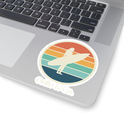 Surfer Girl Sticker