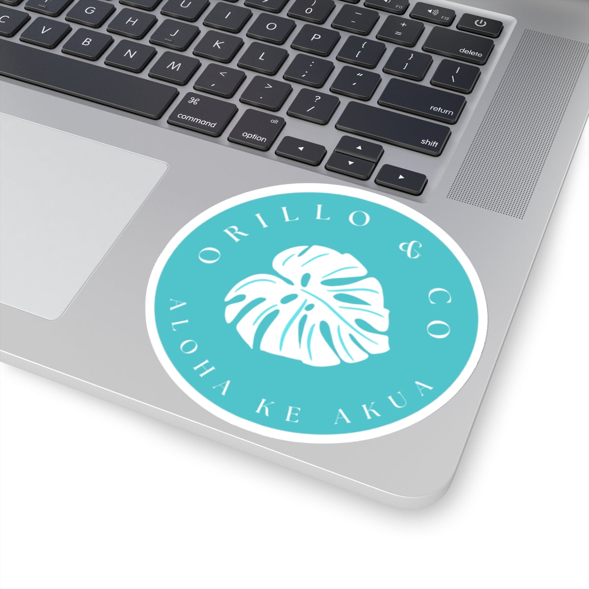 Teal Logo Sticker