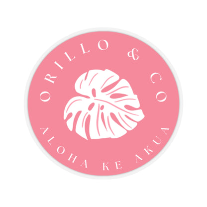 Pink Logo Sticker