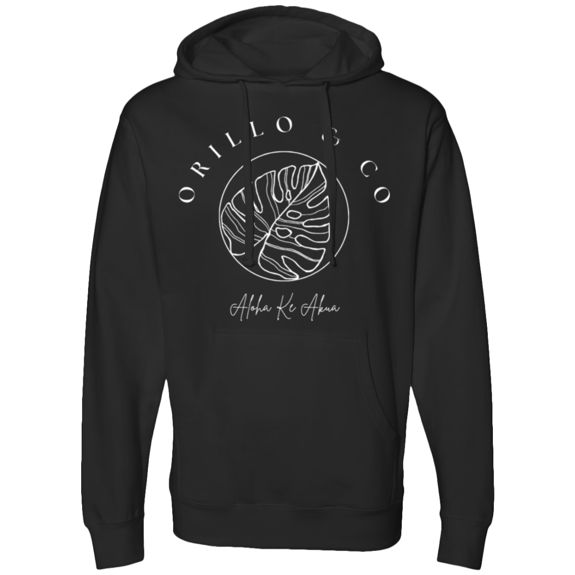 Orillo & Co White Logo Hoodie