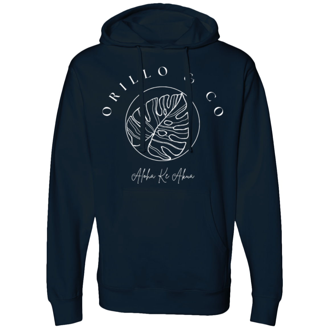 Orillo & Co White Logo Hoodie