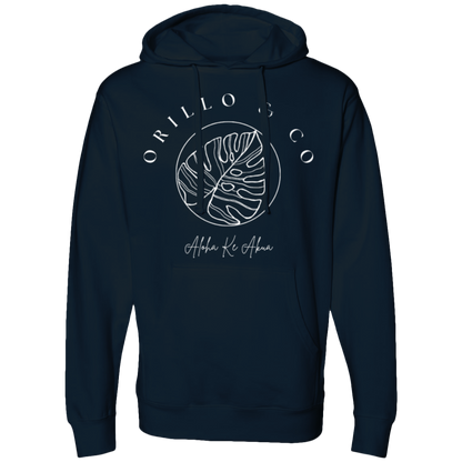 Orillo & Co White Logo Hoodie