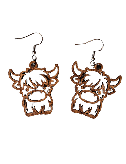 Highland Cow Earrings