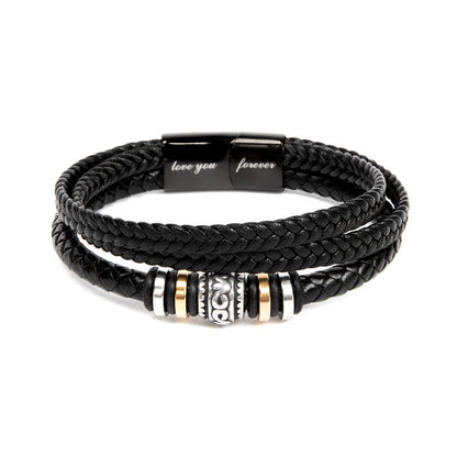 Men's Vegan Leather Bracelet